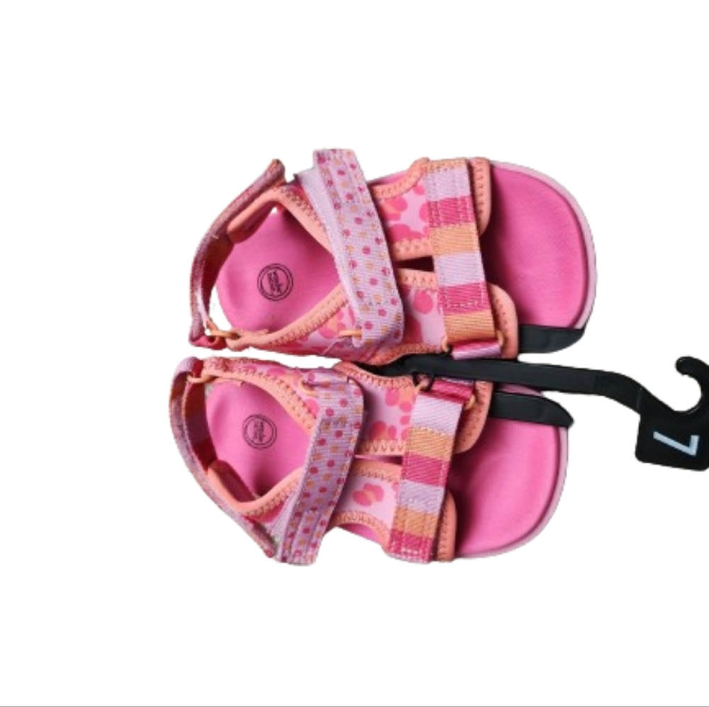 Wonder Nation Baby Girl Sandals Sz. 7 Pink.
